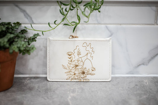 White Change Purse - Wallet-10